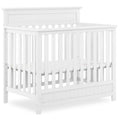 4-in-1 Convertible Mini Crib in White Y7911