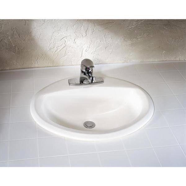 White Countertop Sink P183