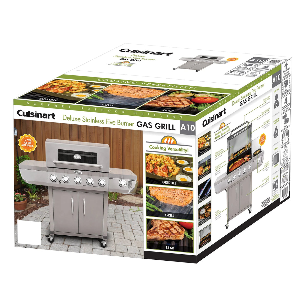 5-Burner Dual Fuel Gas Grill X78228