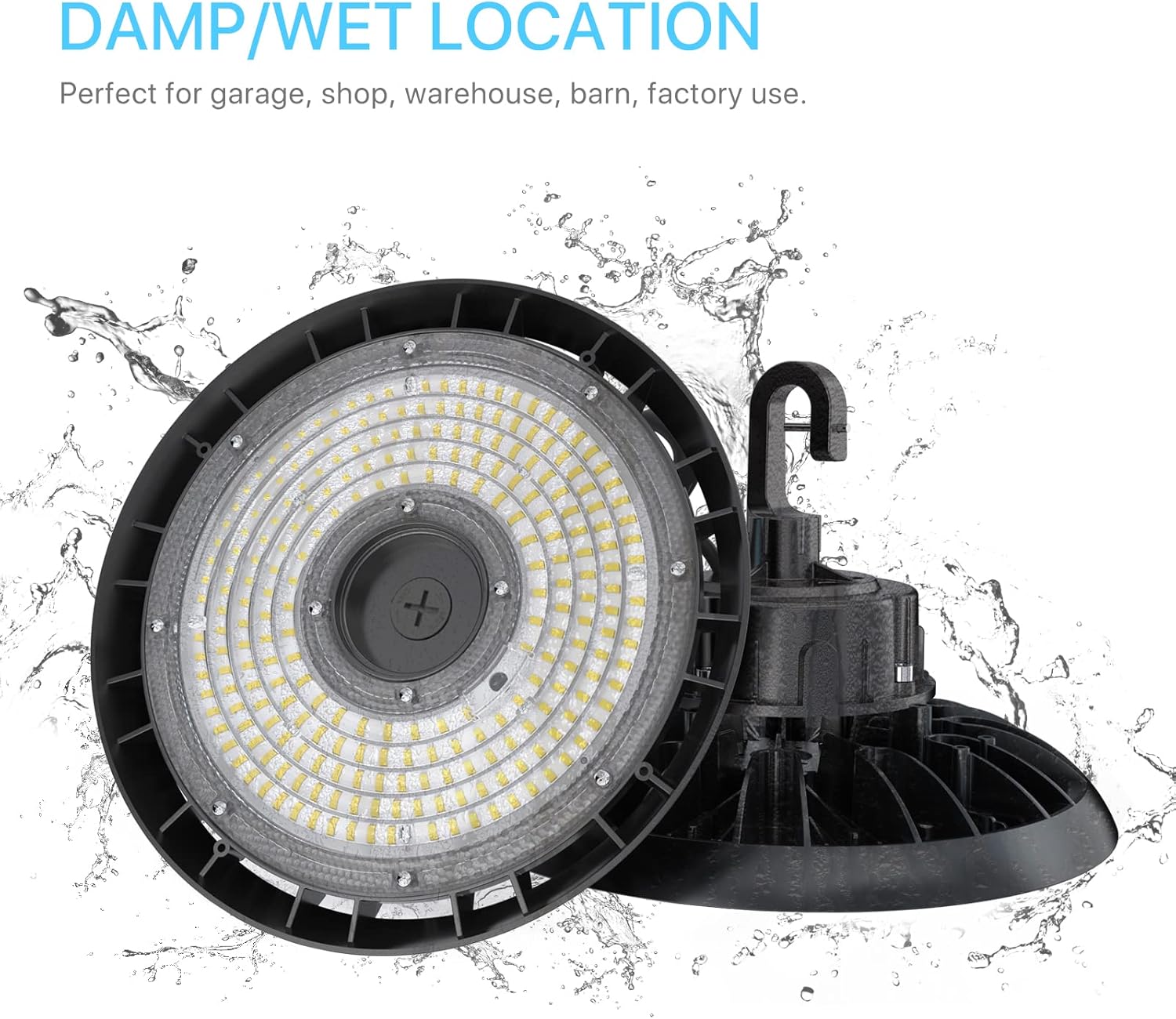 UFO LED High Bay Light 150W 5000K Daylight with 110V Plug B272