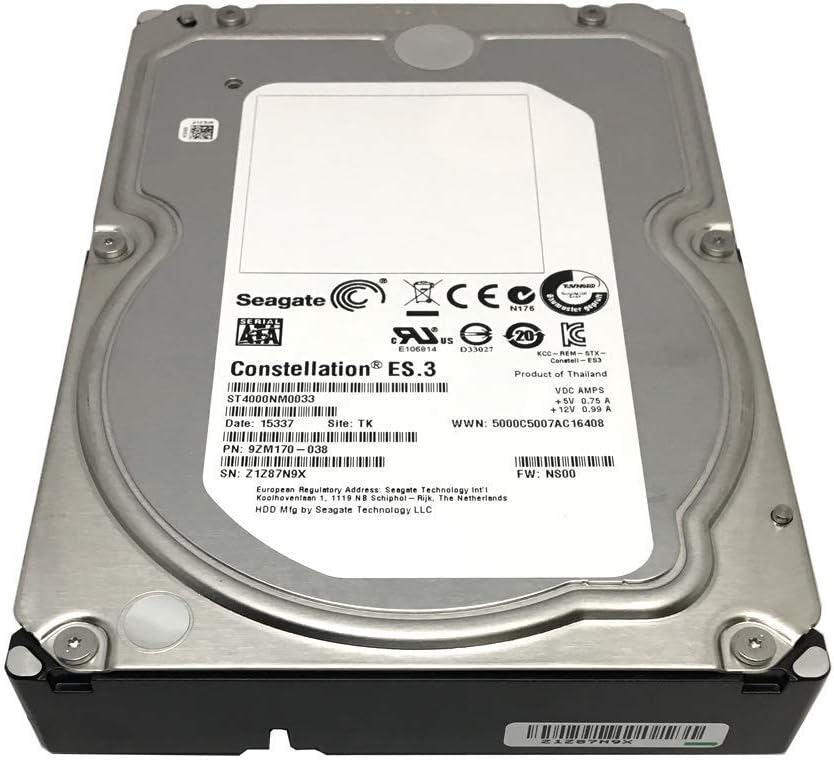 4TB 7200RPM 128MB Cache SATA 6.0Gb/s 3.5inch Enterprise Hard Drive Pack of 2 G140