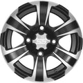 Black 14x6 4/110 4+2 K739
