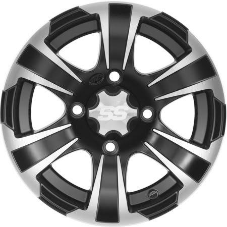 Black 14x6 4/110 4+2 K739