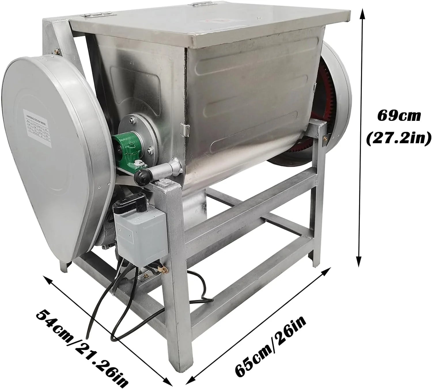 30QT Commercial Dough Mixer with Tilt Bowl Q2859