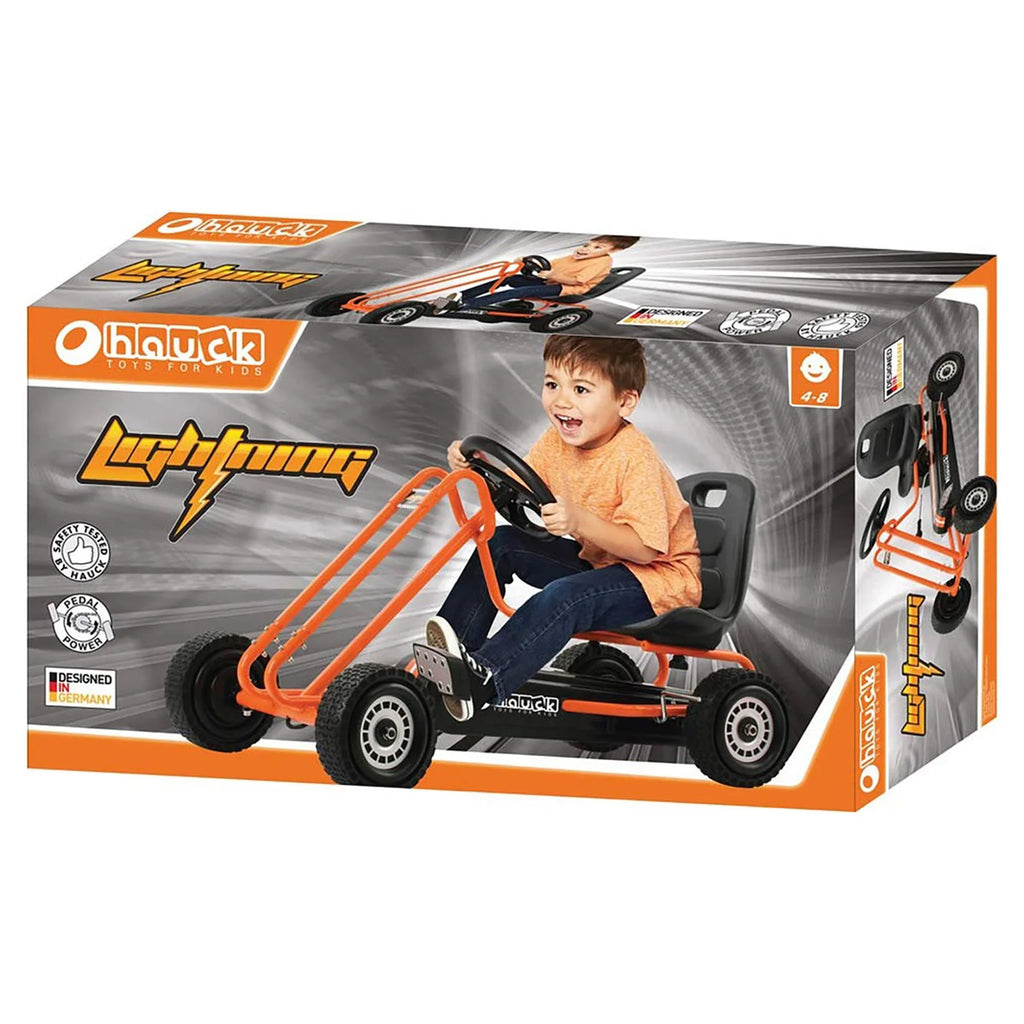 Lightning Pedal Go Kart Ride-on Toy with Adjustable Seat N2086