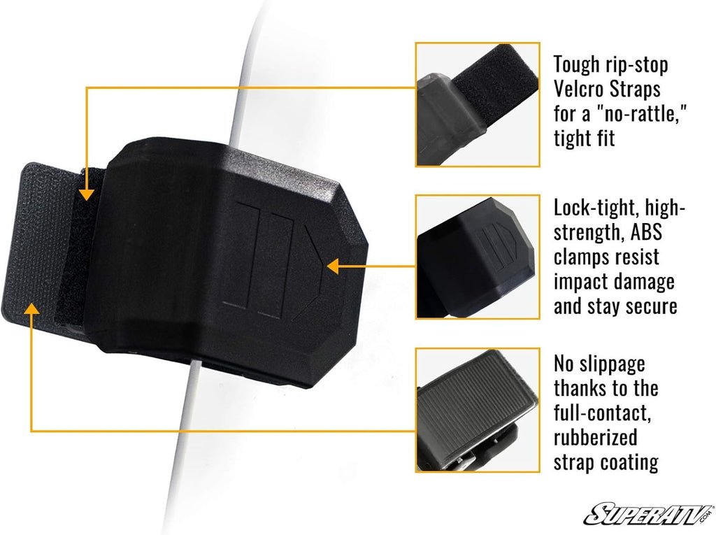 Heavy-Duty Half Windshield, 1/4" Thick Dark Tint Polycarbonate V164231