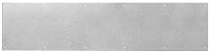 Metal Kick Plate Satin Nickel 8 x 34 A6386
