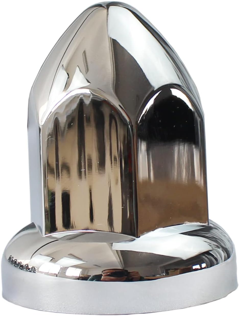33mm Chrome ABS Plastic Lug Nut Covers with Flange for Semi Truck (60) L850638
