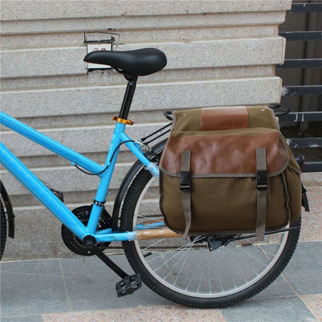 Canvas Waterproof Motorbike Saddle Bag A967859