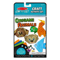 Origami Animals Craft Activity Set with 38 Stickers and 40 Origami Papers A193980