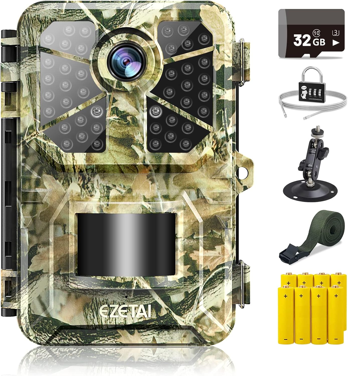 1520P 20MP Mini Trail Camera with Night Vision Motion Activated IP66 Waterproof Pack of 2 G4710