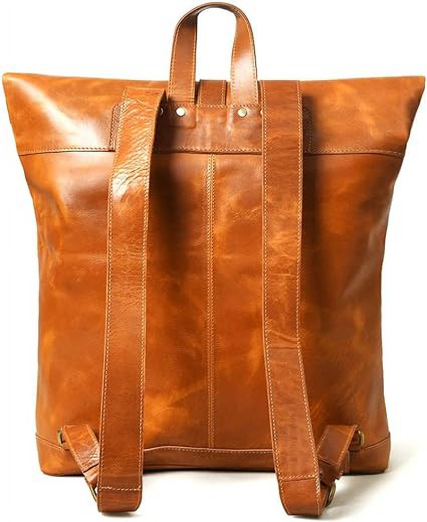 Vintage Full Grain Leather Laptop Backpack G933