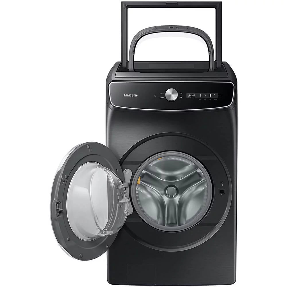 27" Wide 6.0 Cu Ft Front Loading Washer - Black J1264