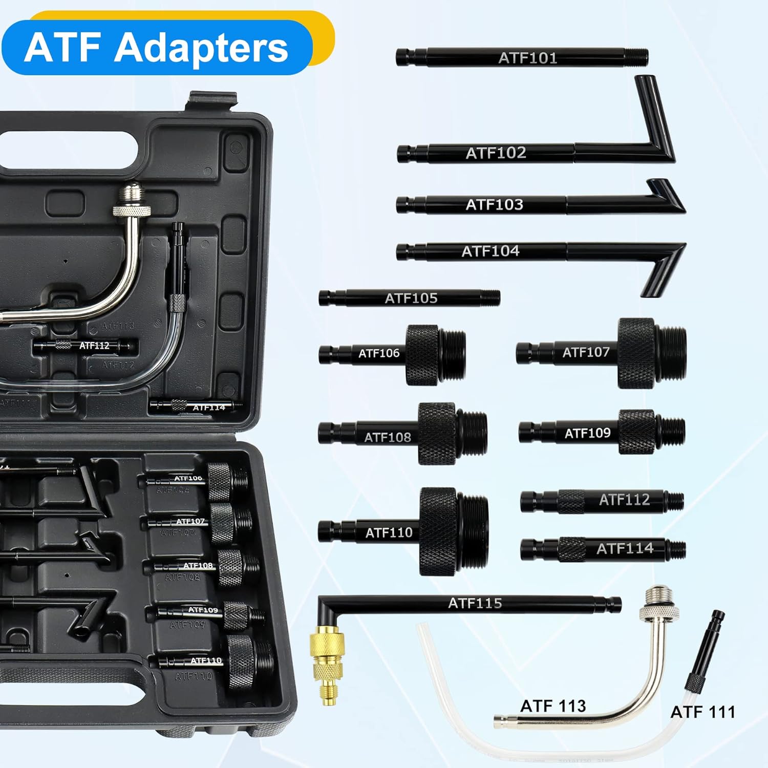 7.5 Liter Manual Transmission Fluid Pump with 15PCS ATF Adapters V1705
