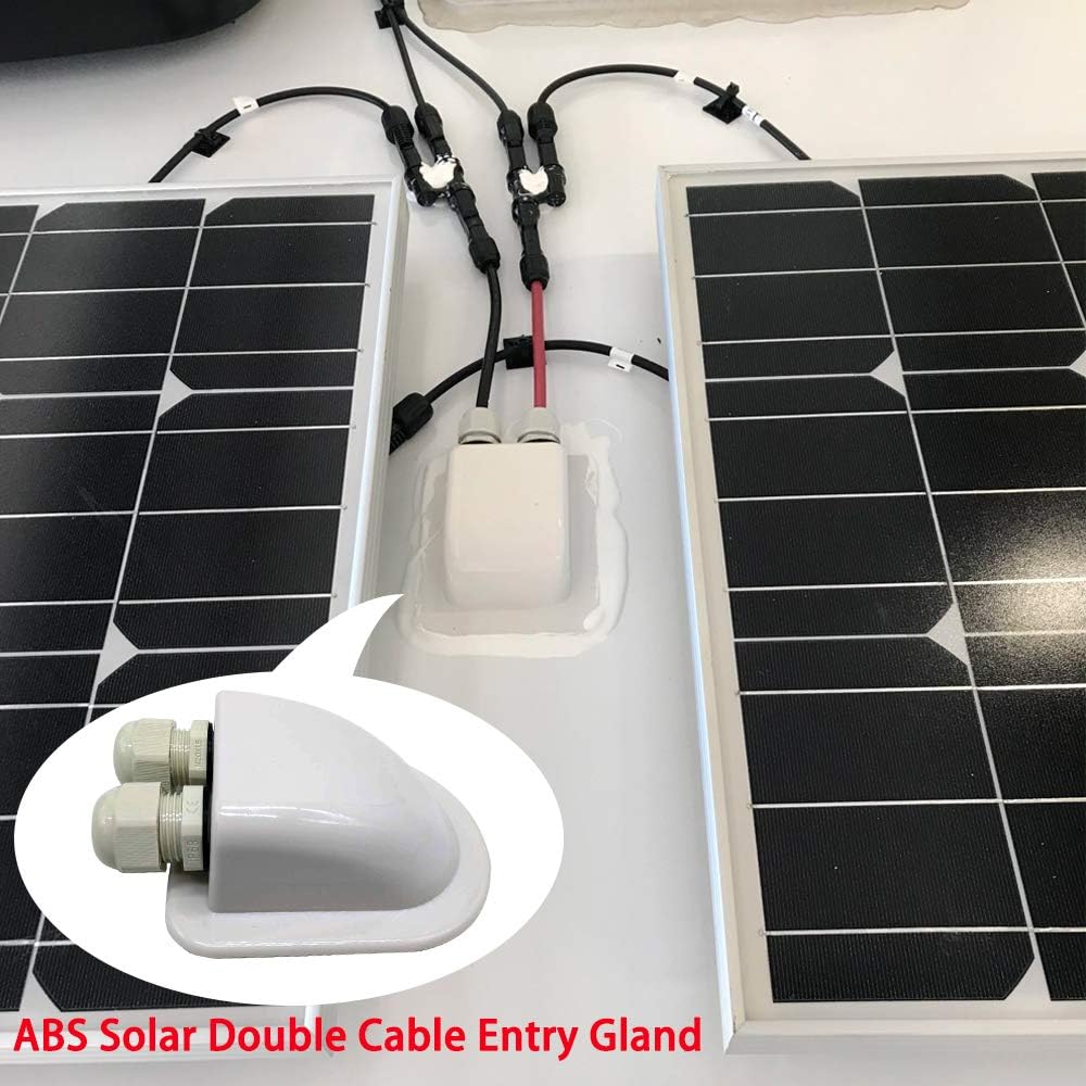 200W 12/24V Polycrystalline Off-Grid Solar Panel Kit with 2PCs 100W Rigid Solar Panels and 30A MPPT Controller Q17269