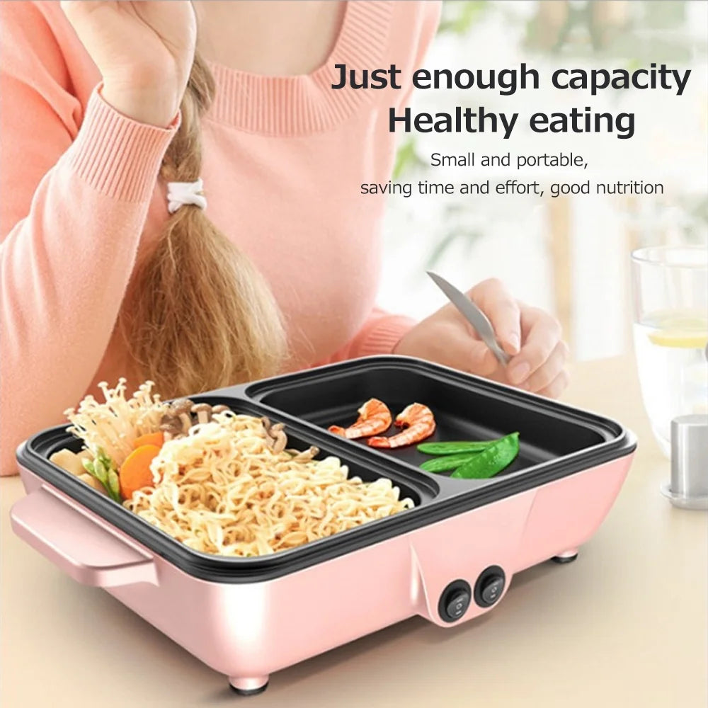 Electric Grill Pan 2L 1200W Barbecue Machine T8023
