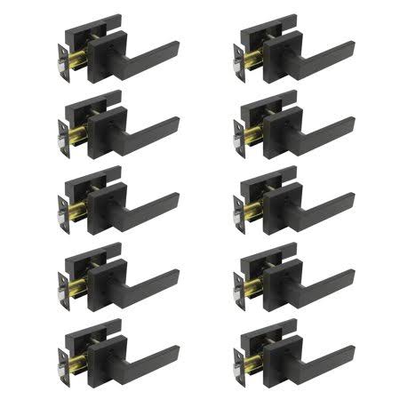 Black Passage Door Lever C3757
