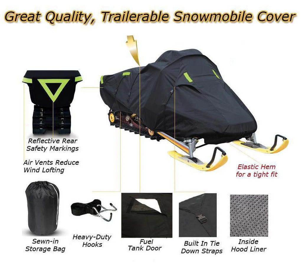 Trailerable 600 Denier Snowmobile Cover I8642