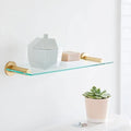 Polished Nickel Metal Bath Shelf A688