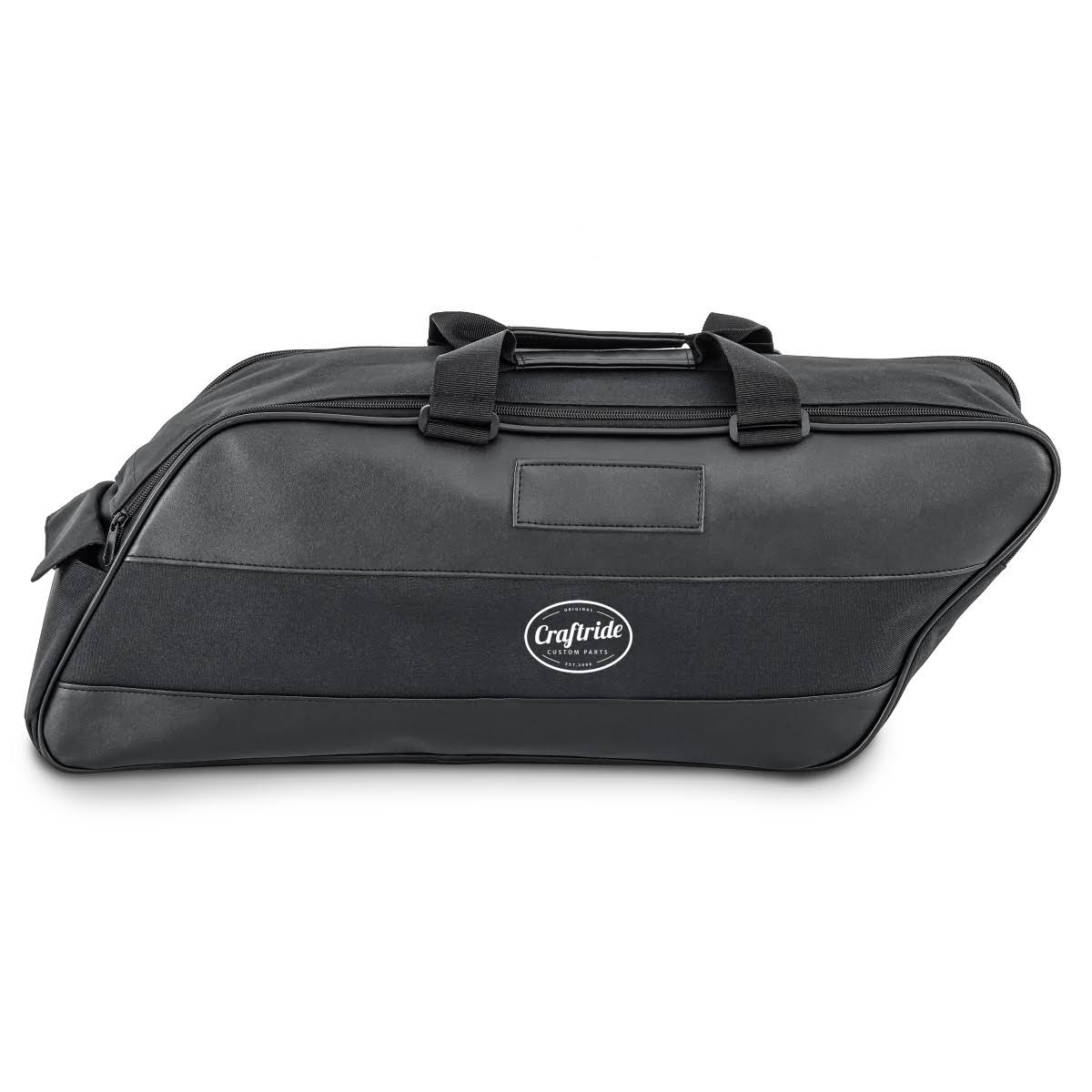 Black 19Ltr Side Case for Harley Road King A8543