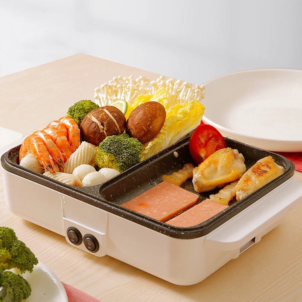 Electric Grill Pan 2L 1200W Barbecue Machine T8023