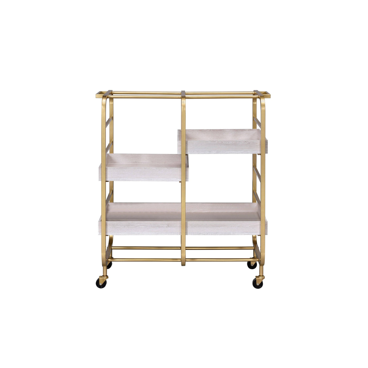 Gold Serving Cart N141