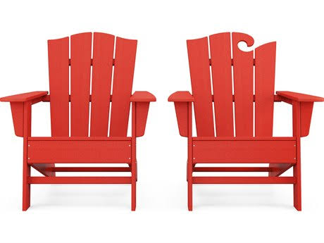 2-Piece Adirondack Chair Set in Pacific Blue B244