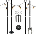 4Pcs Stainless Steel String Light Poles K5101
