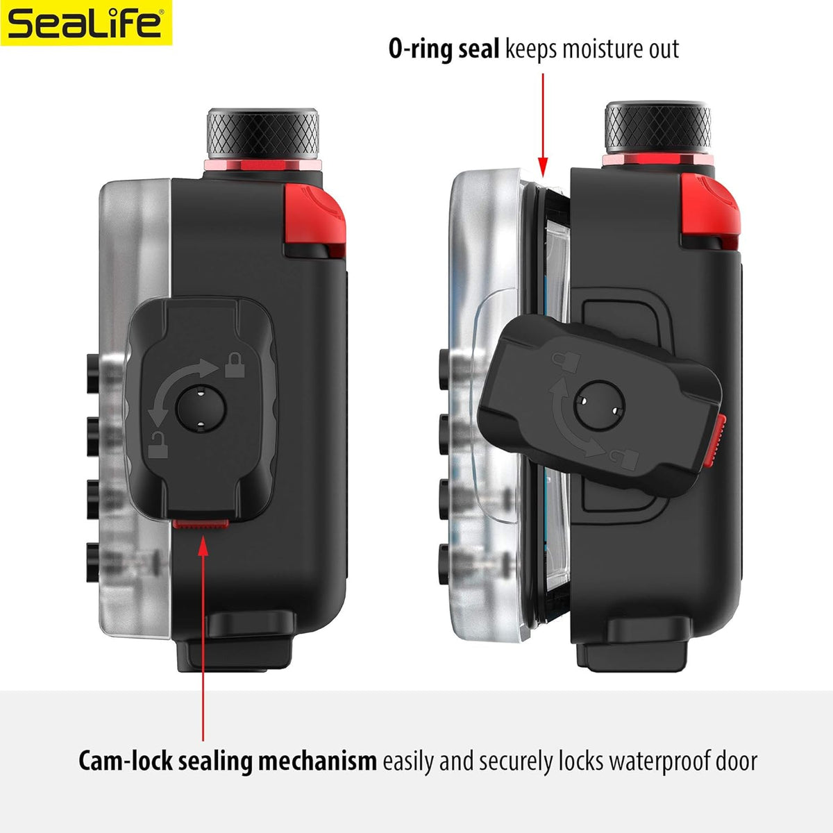 Waterproof Underwater Smartphone Scuba Case, Black, Without Light K937386