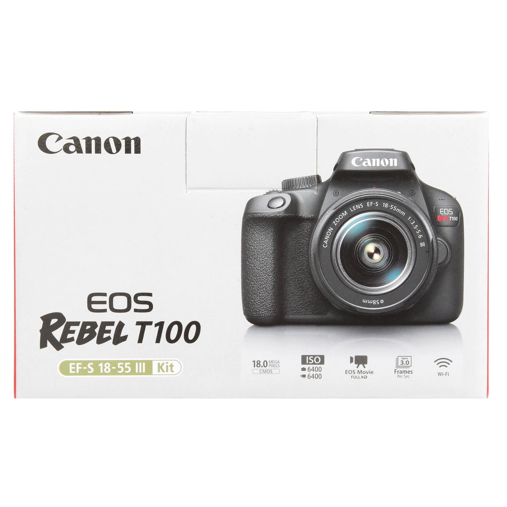 Canon EOS Rebel T100 Digital SLR Camera with 18-55mm Lens Kit H770