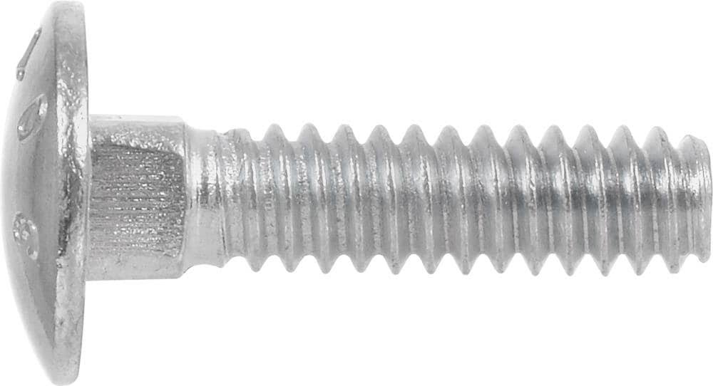 7/16 x 4-1/2-Inch Steel Zinc-Plated Carriage Bolt, 25-Pack V441417