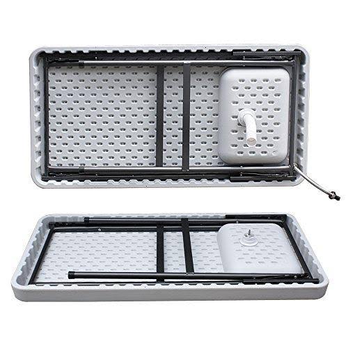 Folding Portable Fish Cleaning Cutting Table Camping Sink Faucet Silver B776010
