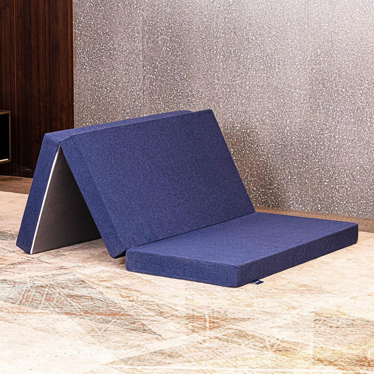 Tri Folding Twin XL Memory Foam Mattress Topper Pad E666