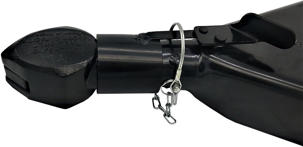 Black A-Frame Trailer Coupler, 2-5/16 Ball Size, 12500Lbs, Pack of 2 Q25148
