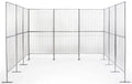 U-Shaped Iron Mesh Grid Display Panels Y6802