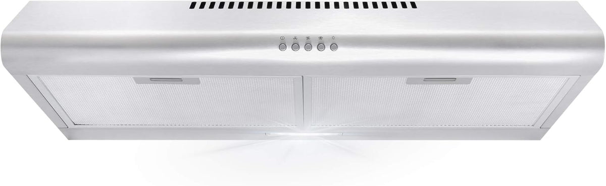 30 in. Under Cabinet Range Hood Ductless Convertible Duct Stainless Steel Q6006