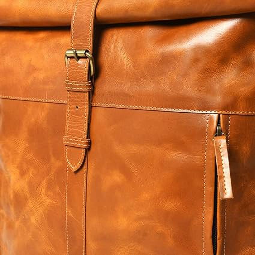 Vintage Full Grain Leather Laptop Backpack G933
