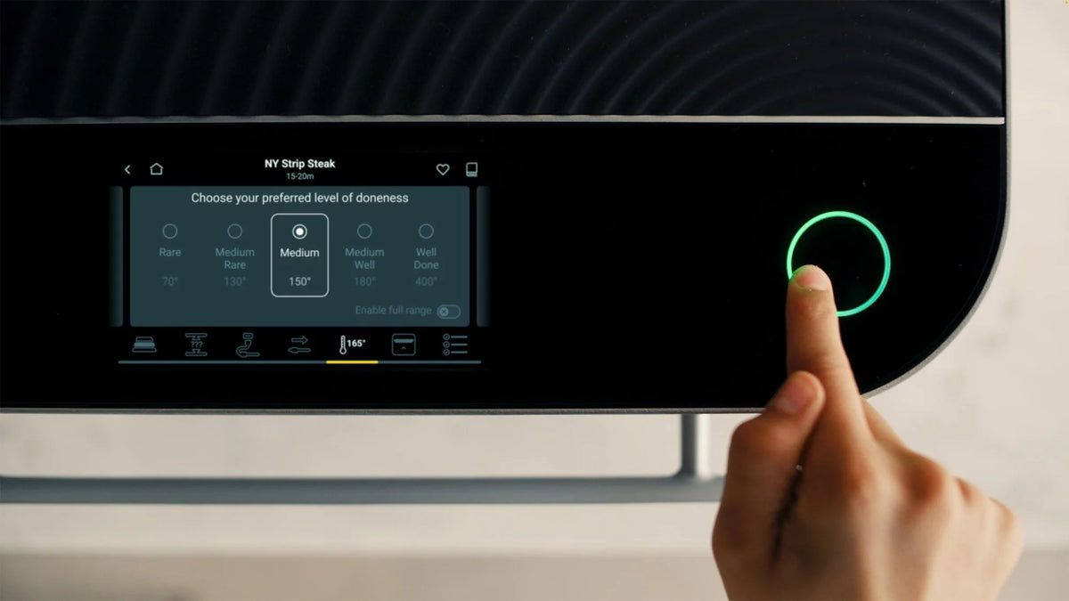 Silver 10-In-1 Touchscreen Countertop Smart Oven P6373