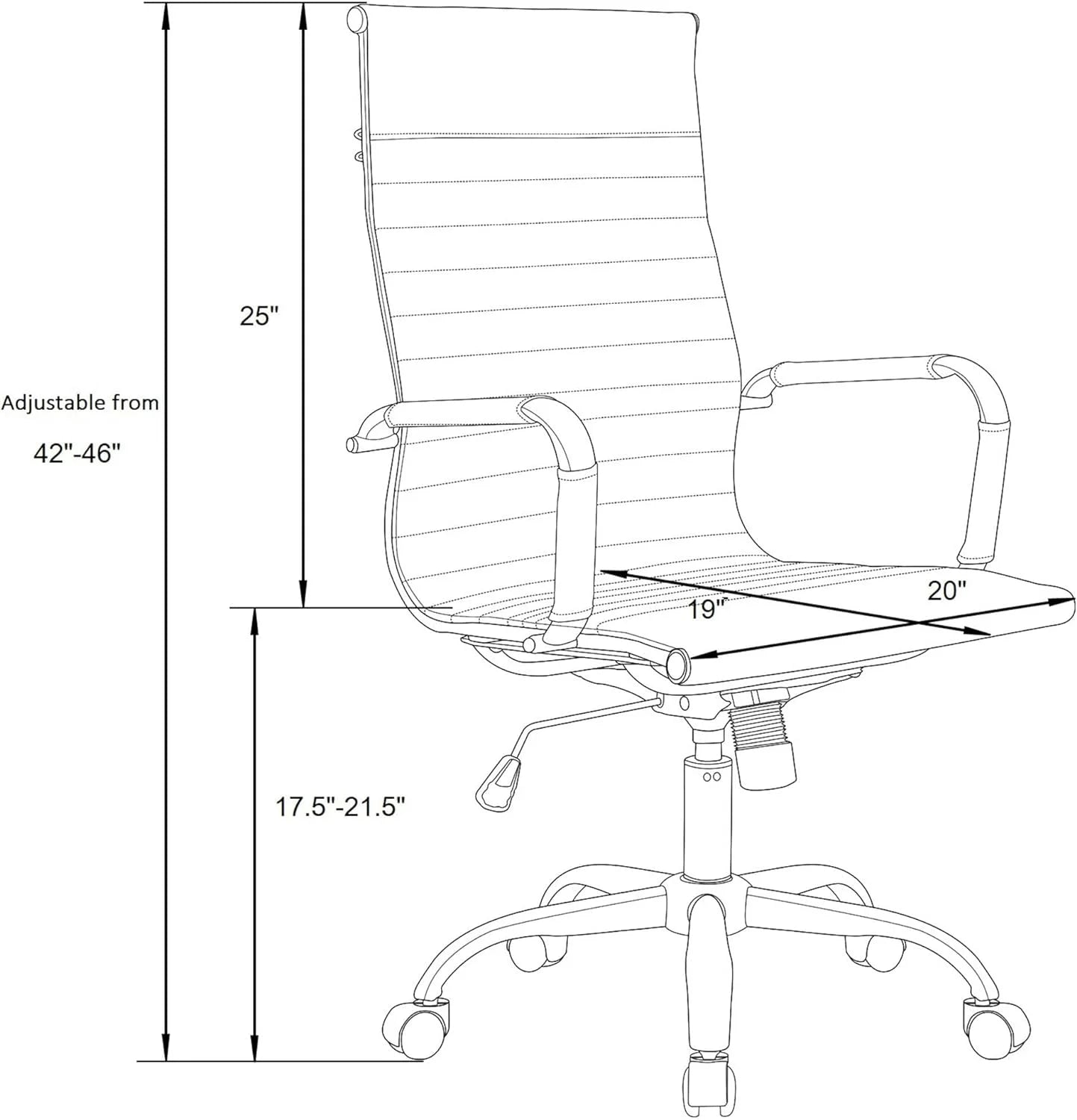 Tan Office Chair P42547