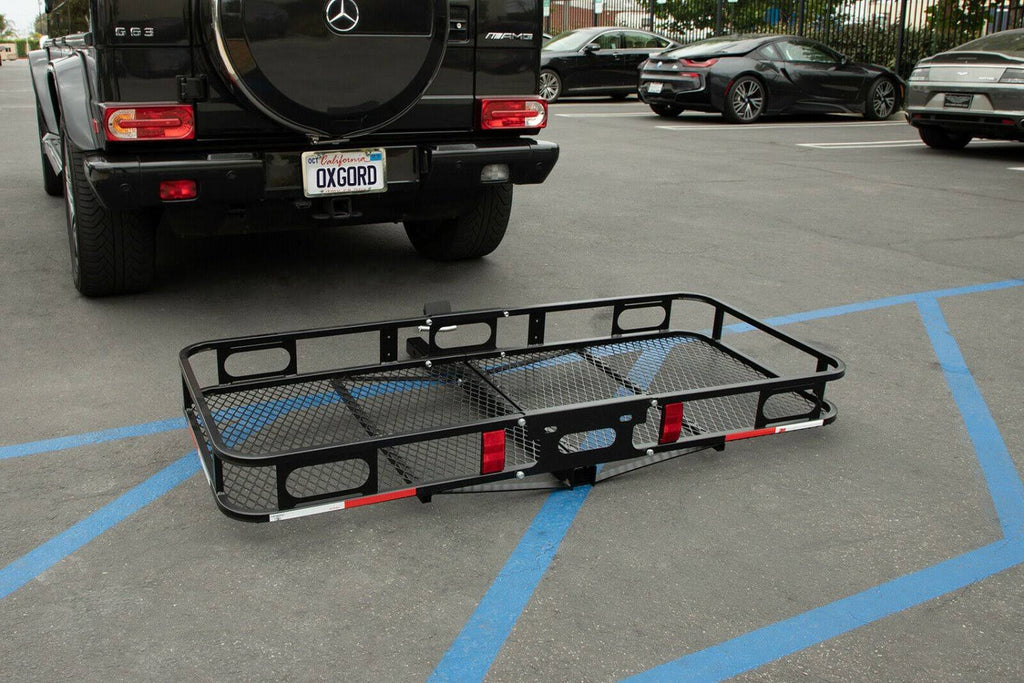 Universal Auto Steel Rear Hitch Mount Carrier Basket U17535