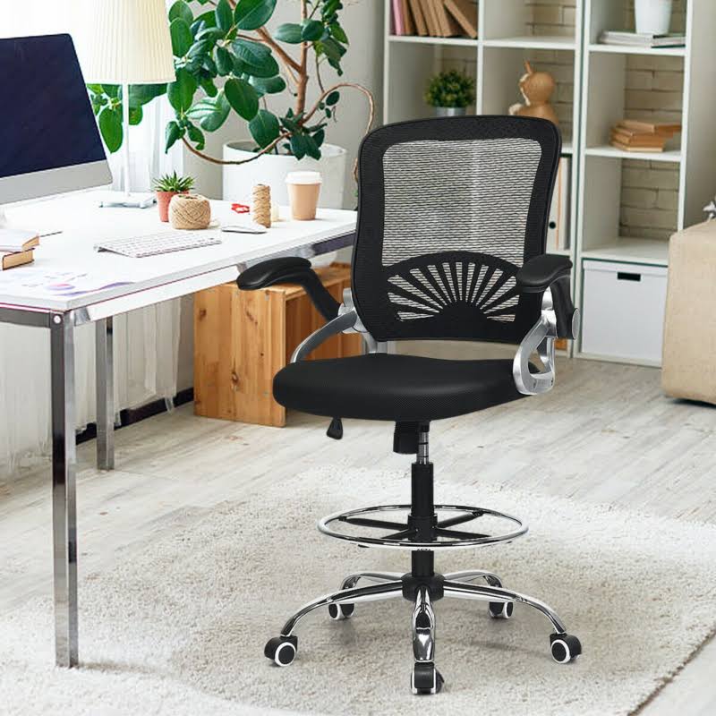 Adjustable Height Mesh Drafting Chair P890106