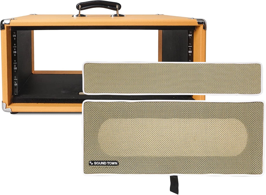 Vintage 4U Amp Rack Case, 12.5 Depth, Orange X404221