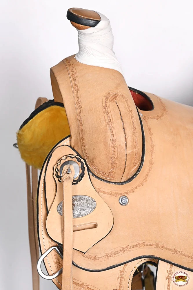 Tan Western Roping Trail Saddle E5117