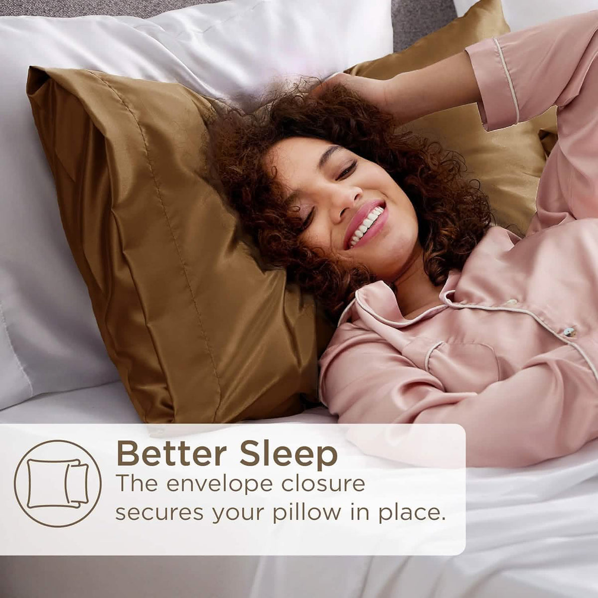 Solid Satin Pillowcase Q76648