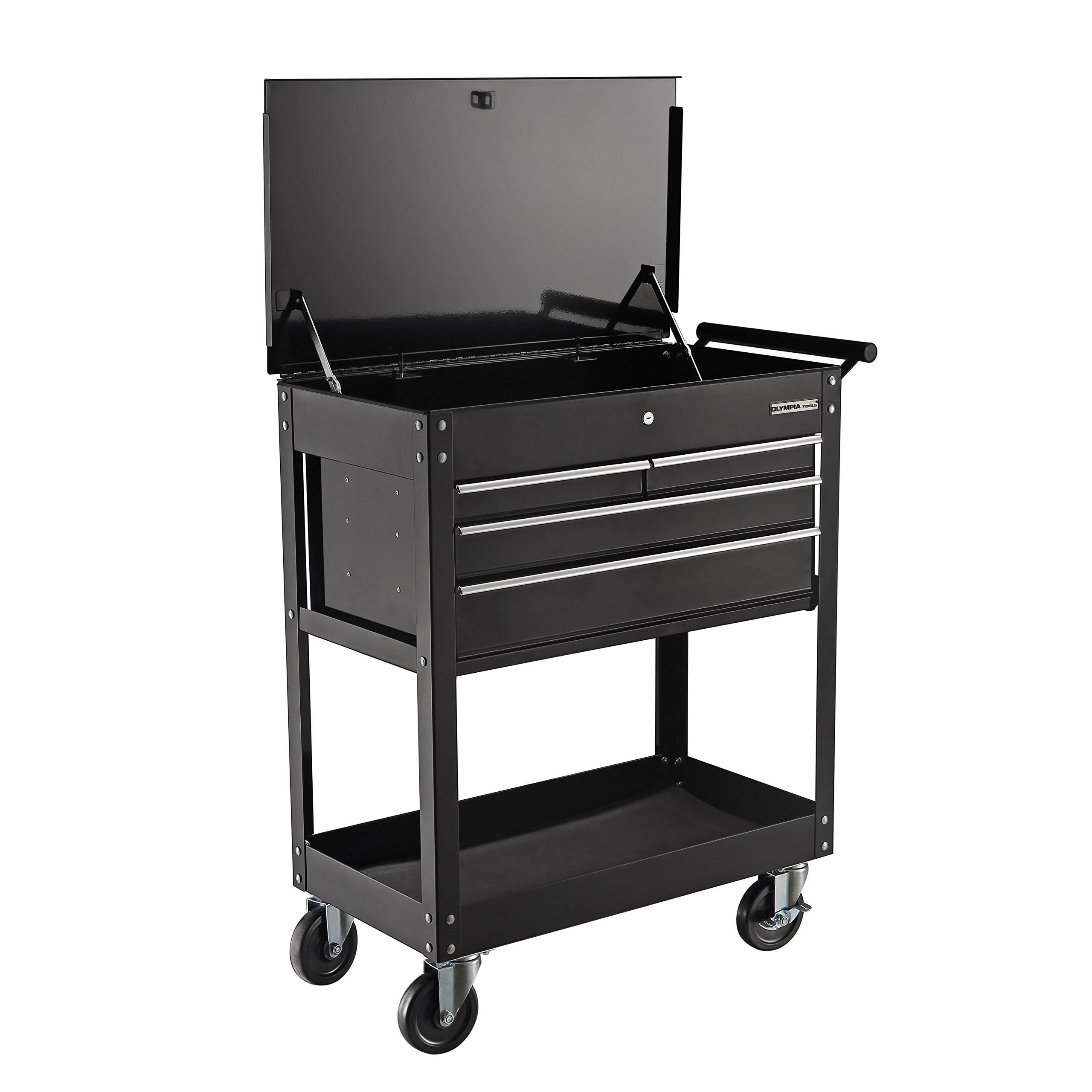 Black 4-Drawer Roller Cabinet Tool Chest G572