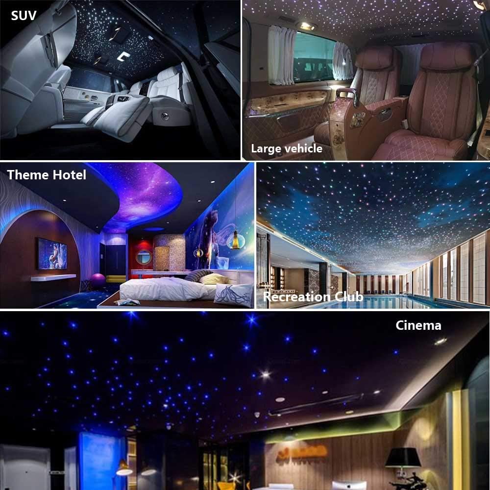 Bluetooth 20W RGBW LED Headliner Light Kit with APP Remote, 900pcs 13.1ft N380999
