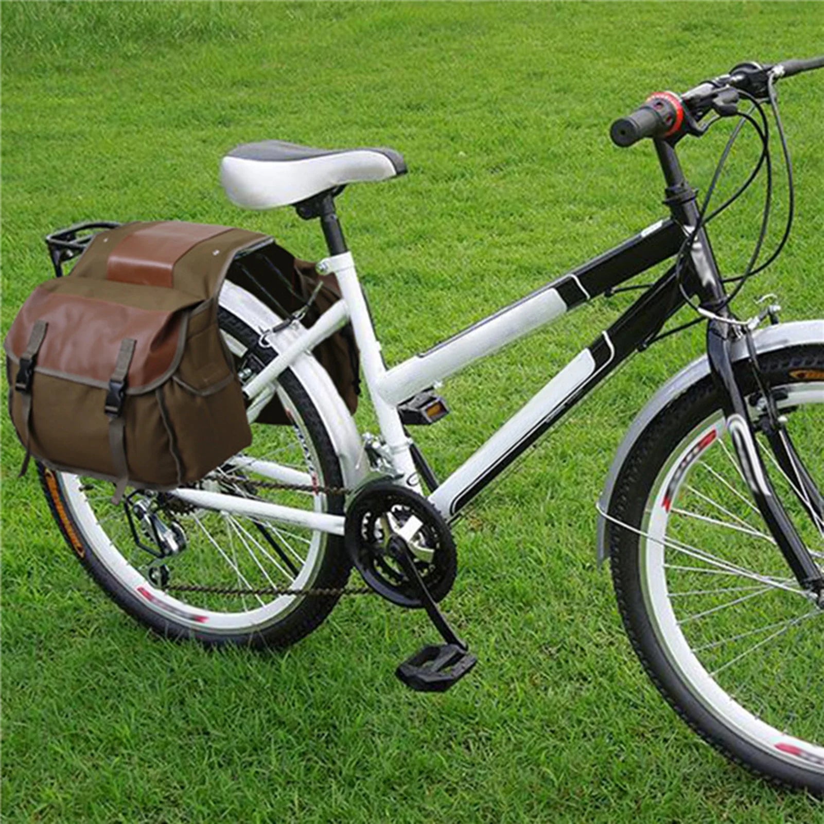 Canvas Waterproof Motorbike Saddle Bag A967859