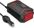 300Watt Pure Sine Wave Power Inverter Car Adapter DC 12V to AC 110V with 4.2A Dual Smart USB Ports Pack of 2 R70299