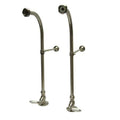 Brushed Nickel Rigid FreeStand Supplies with Stops F784
