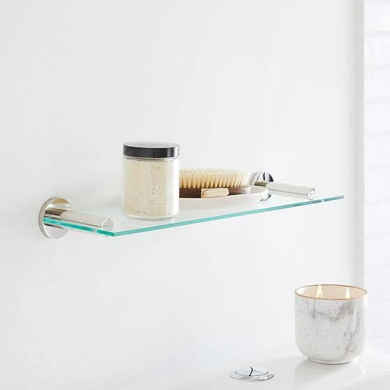 Polished Nickel Metal Bath Shelf A688